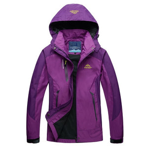 Women Spring Autumn Waterprooof Hiking Jacket